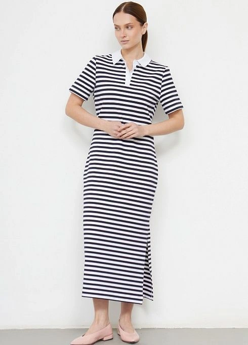  GRIOL. Платье жен. 360331.6_313.0298S Бело-синий GRIOL