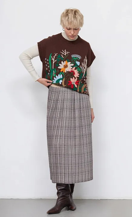  GRIOL. Юбка жен. 350111.03312.0301P Коричневый 