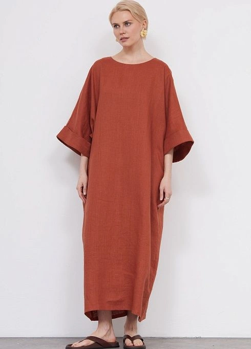 Платье жен. 360346.6_312.6100N Терракотовый (2)