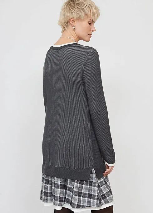 Платье жен. 360273.33312.7401P Тёмно-серый (8)