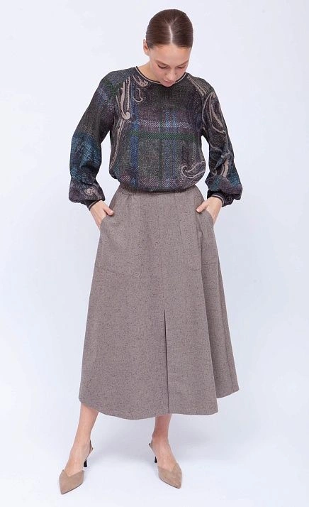  GRIOL. Юбка жен. 350056.03312.3400N Кофейный 