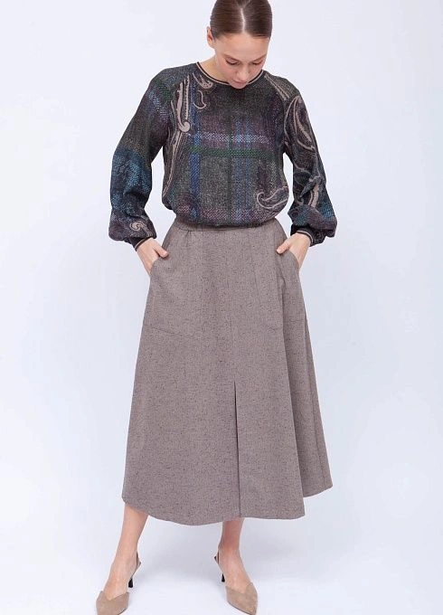  GRIOL. Юбка жен. 350056.03312.3400N Кофейный GRIOL