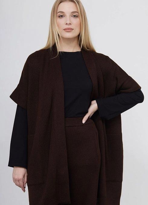  GRIOL. Жилет жен. 380089.33303.1100N Коричневый GRIOL