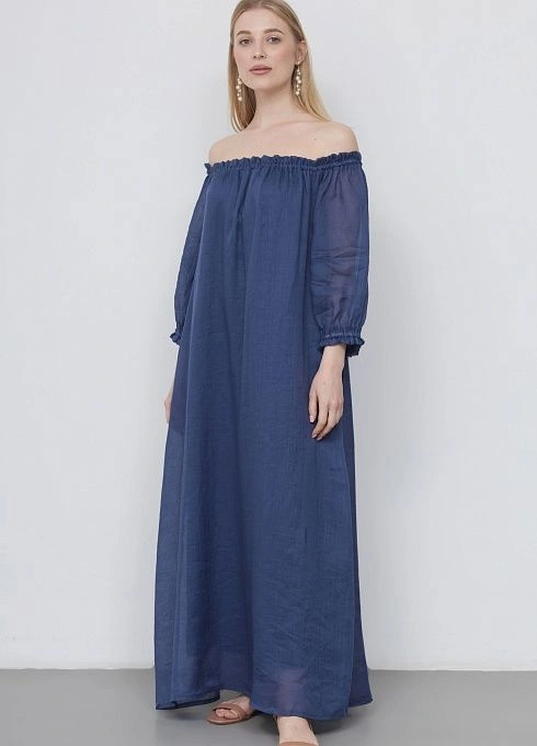 Платье жен. 360305П.03312.8400N Индиго  (2)