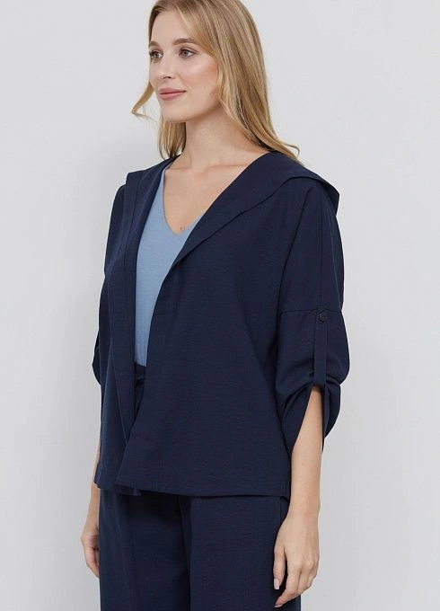 Жакет жен. 370179.09312.9600N Тёмно-синий  (4)