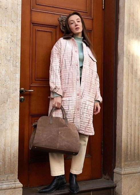  GRIOL. Пальто жен. 534589.11208.7001S Персиковый GRIOL