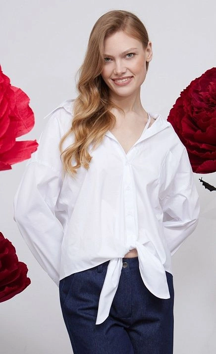 Блузка на завязках и бретелях GRIOL Блузка на завязках и бретелях GRIOL