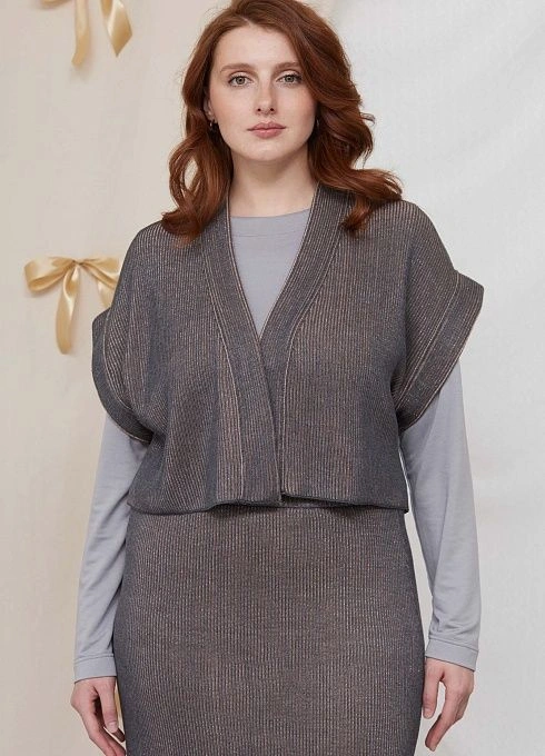  GRIOL. Жакет жен. 380094.33303.0805S Т.серый GRIOL