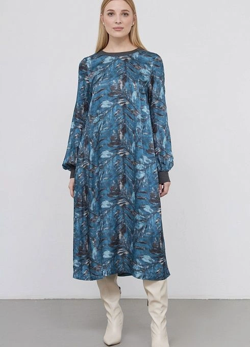  GRIOL. Платье жен. 360302ГМот.03312.8677F серо-голубой GRIOL