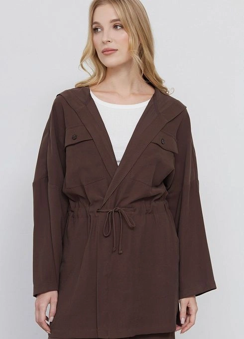  GRIOL. Жакет жен. 370085.6_312.1100N Коричневый GRIOL