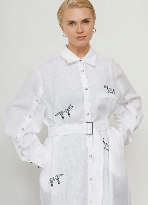 Платье жен. 368539.11312.0282EA Белый  (1)