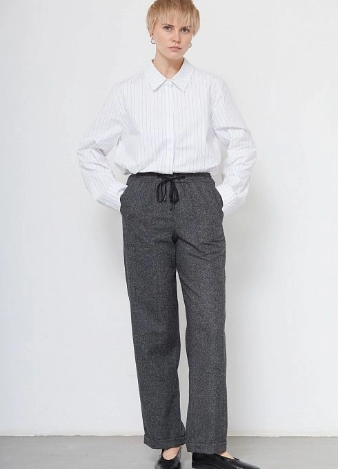 Брюки жен. 324259.11312.8201M Серый меланж (6)