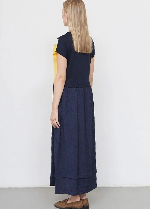 Платье жен. 360268.33312.9621N Тёмно-синий  (5)