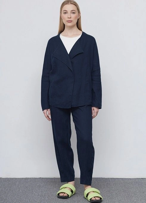 Жакет жен. 375012.38312.9600N Тёмно синий  (2)