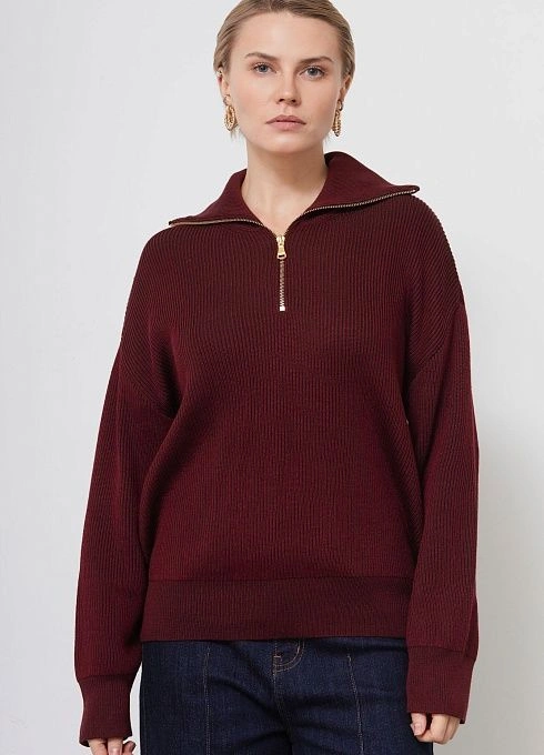 Джемпер жен. 310508.33303.4811S Бордово-коричневый (6)