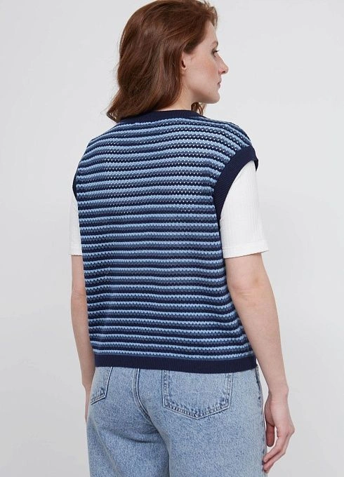 Жилет жен. 380112.33303.9616S Сине-голубой (3)