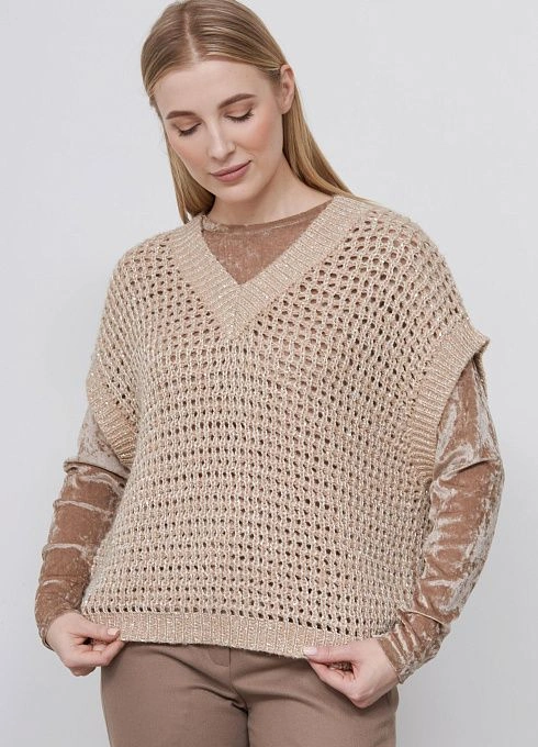 Жилет жен. 388106.42303.0600N Бежевый  (3)