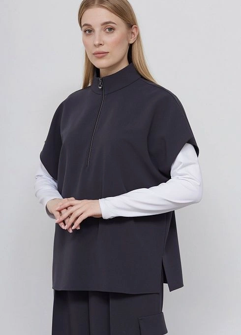 Блузка жен. 314265.11312.7600N Тёмно-серый  (4)