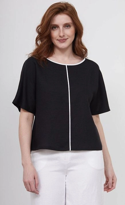 Блузка изо льна и вискозы GRIOL