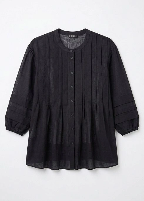 Блузка оверсайз с защипами GRIOL