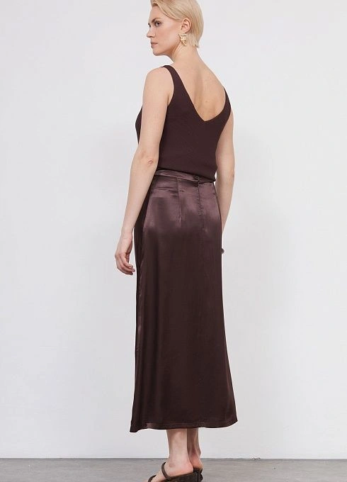 Юбка жен. 350065Б.03312.1100N Шоколадный (8)