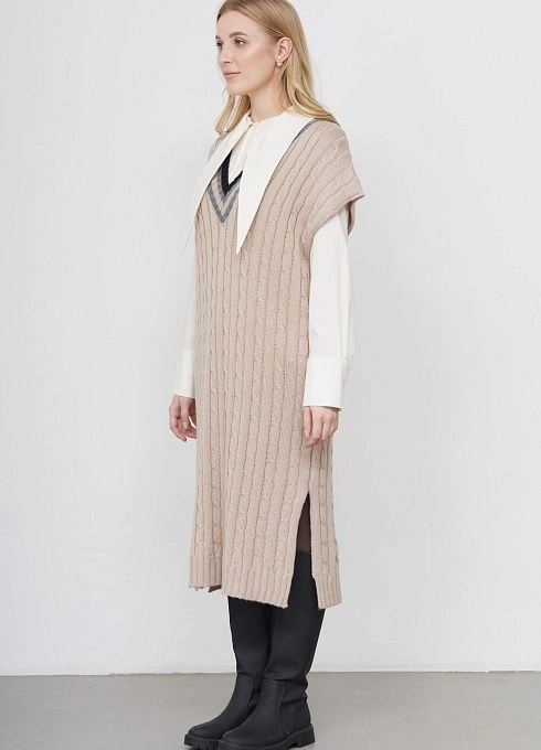 Платье жен. 360260.05303.0373N Бежевый  (3)