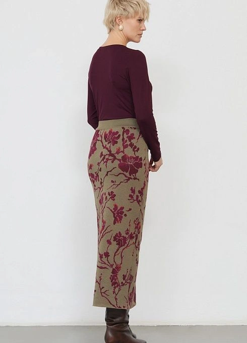 Юбка жен. 350123.33303.3747F Хаки (1)