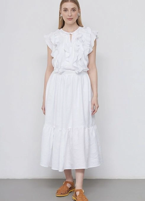  GRIOL. Платье жен. 363423А.11312.0200N Белый GRIOL