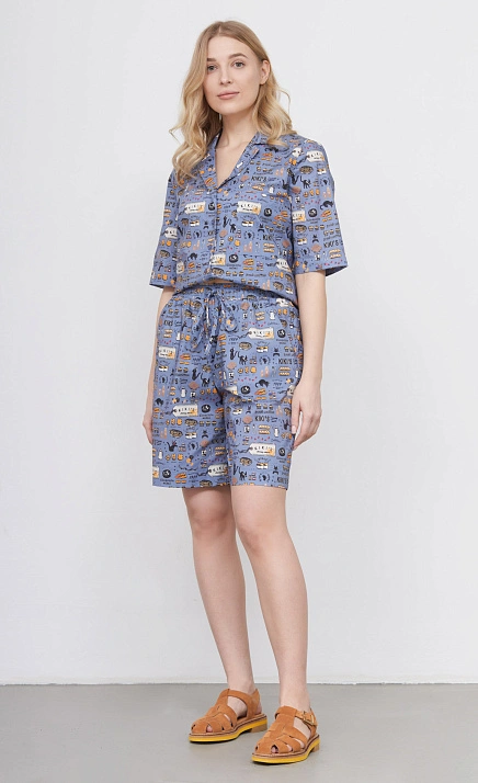  GRIOL. Шорты жен. 320320БШ.03312.8401A мультиколор 