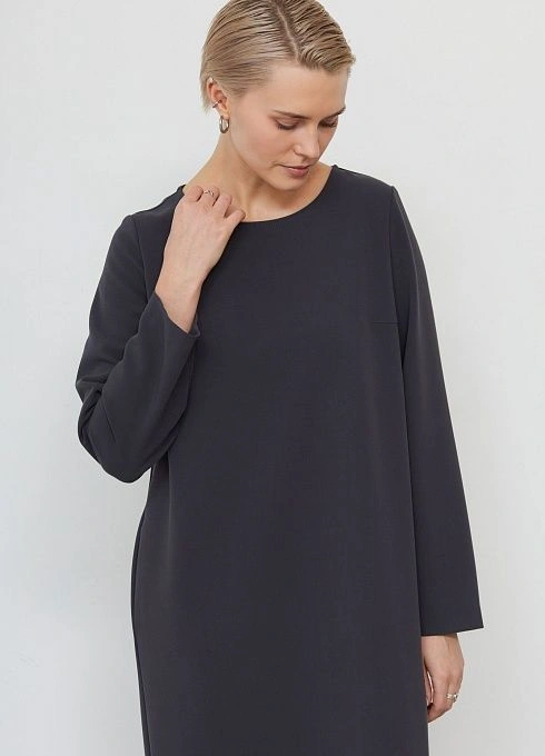 Платье жен. 368393.11312.7600N Тёмно-серый (5)