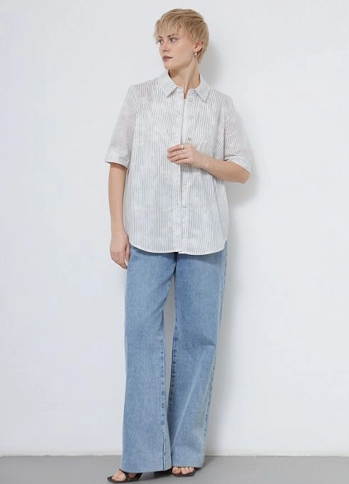 Блузка жен. 311018.03312.0282SO Белыйсерый (3)