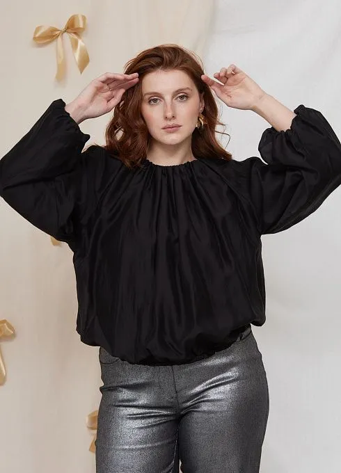 Блузка-баллон из тенселя GRIOL