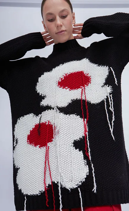 GRIOL. Джемпер жен. 310454.15303.8201F Чёрный GRIOL GRIOL. Джемпер жен. 310454.15303.8201F Чёрный