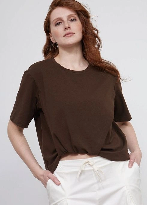  GRIOL. Джемпер жен. 311162.6_313.1100N Коричневый GRIOL