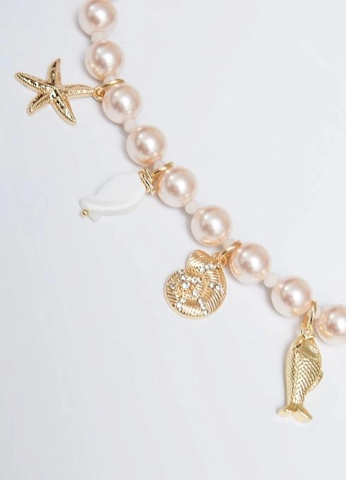 Колье Рибо Роха3 Бежевый (1)