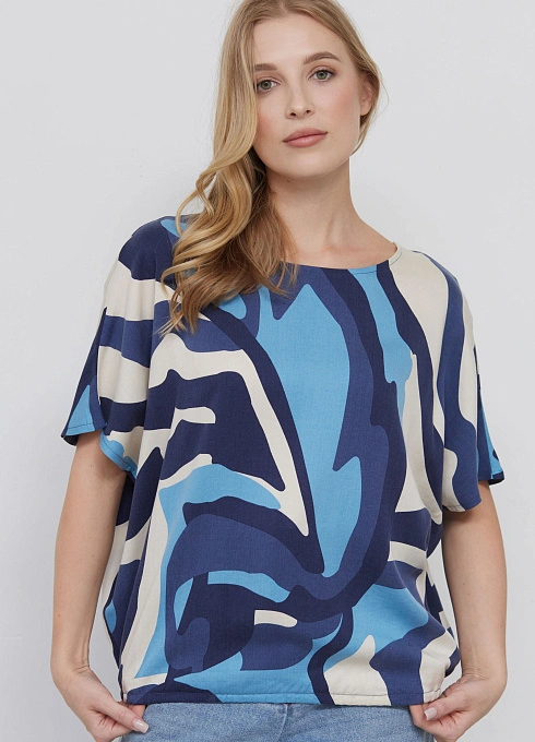 Блузка из вискозы на резинке GRIOL