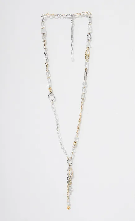  GRIOL. Колье Игристое 3 Прозрачный 