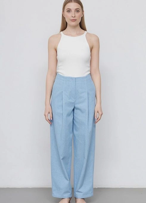 Брюки жен. 324427.11312.1600N Голубой  (2)