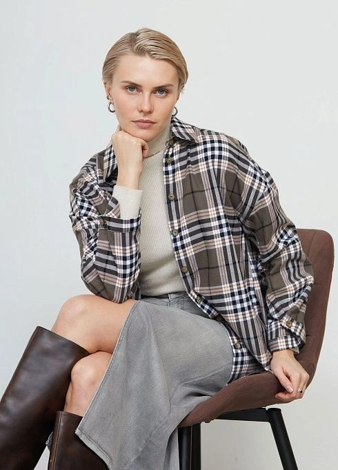 Рубашка фланелевая в клетку GRIOL