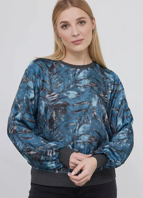  GRIOL. Блуза жен. 310903Т.03312.8677F серо-голубой GRIOL