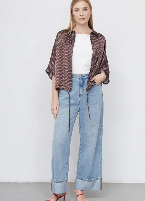  GRIOL. Брюки жен. 320209.26304.1600N Голубой GRIOL