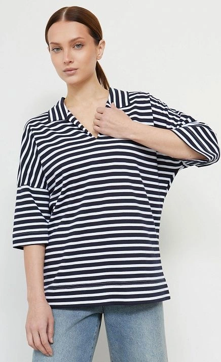 GRIOL. Джемпер жен. 310783.6_313.0298S Бело-синий GRIOL GRIOL. Джемпер жен. 310783.6_313.0298S Бело-синий