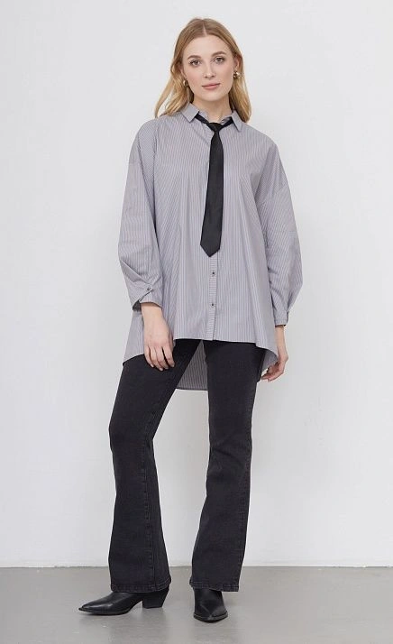 Блузка oversize из хлопка GRIOL Блузка oversize из хлопка GRIOL