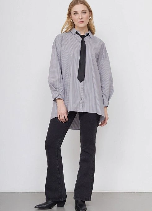 Блузка oversize из хлопка GRIOL