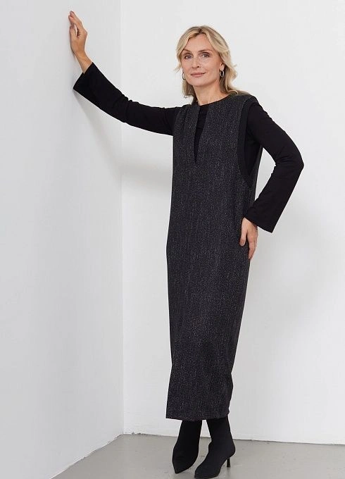  GRIOL. Сарафан жен. 340185.6_313.7402М Черный GRIOL