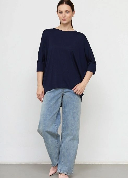 Джемпер жен. 310657.6_313.9600N Тёмно-синий  (2)