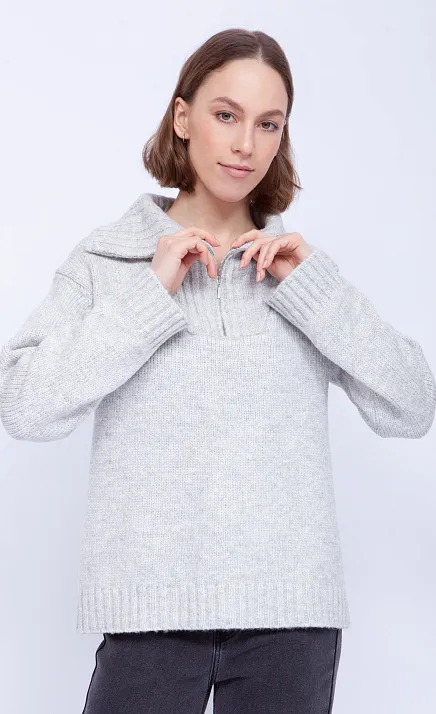 GRIOL. Джемпер жен. 310397.15303.8000N Светло-серый GRIOL GRIOL. Джемпер жен. 310397.15303.8000N Светло-серый