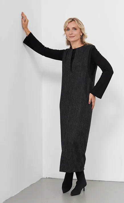  GRIOL. Сарафан жен. 340185.6_313.7402М Черный 