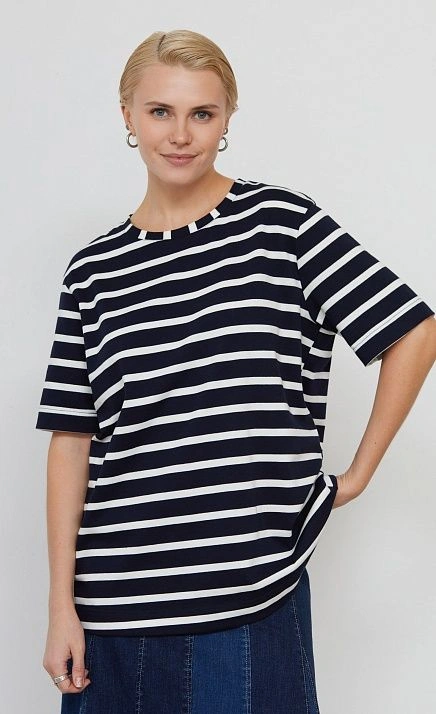 GRIOL. Джемпер жен. 310968Р.6_313.9807S Бело-синий GRIOL GRIOL. Джемпер жен. 310968Р.6_313.9807S Бело-синий