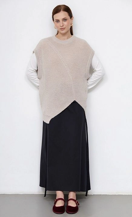 GRIOL. Жилет жен. 380104.01303.7500N Белый песок GRIOL GRIOL. Жилет жен. 380104.01303.7500N Белый песок